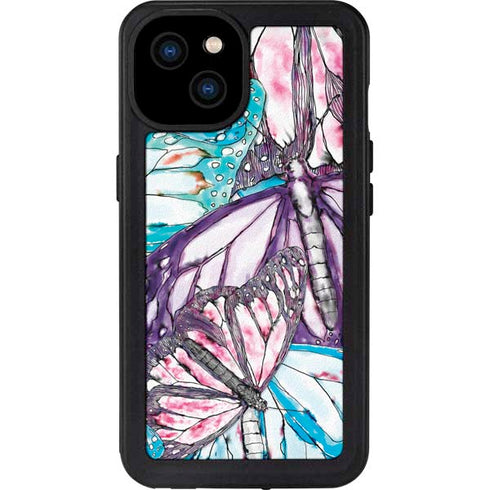 California Monarch Collage iPhone 15 Plus Waterproof Case